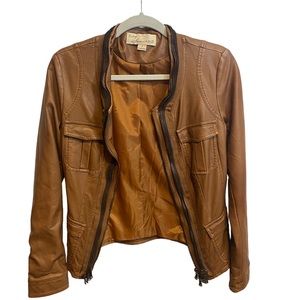Vintage Havana Vegan Leather Jacket
